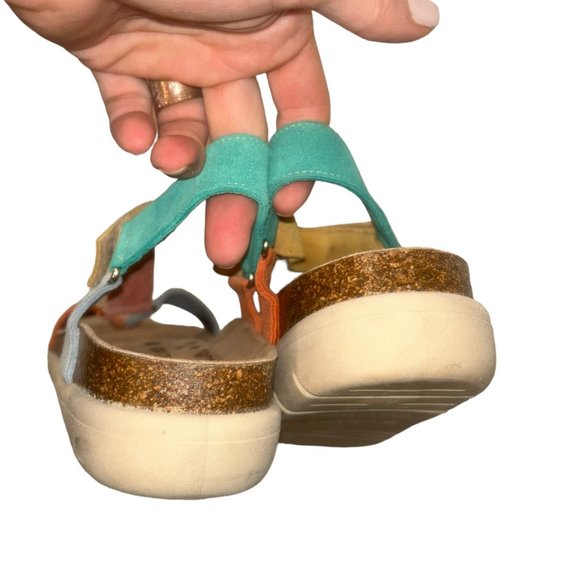 Musse & Cloud Sherbet rainbow sandals 41 10 - Picture 4 of 5